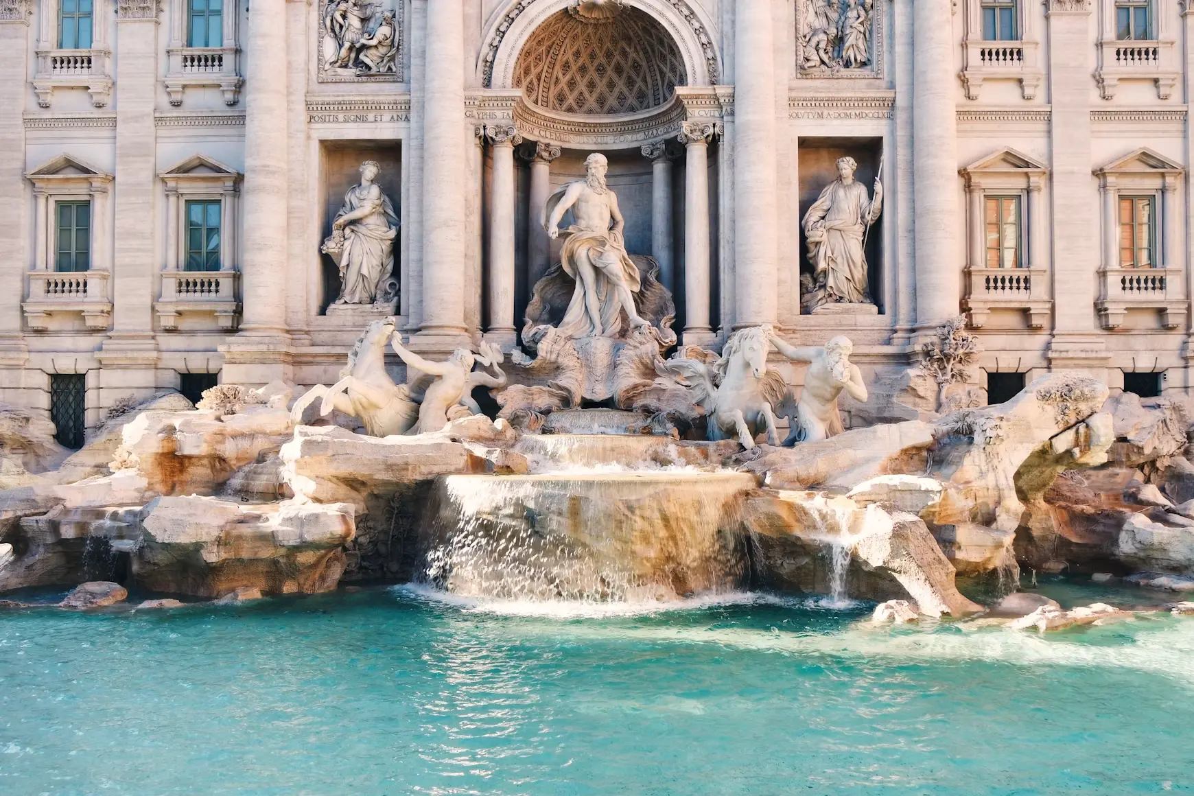 Trevi Fountain in Rome, close to Absolute Health clinic